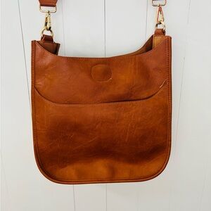 Tan Leather Crossbody bag